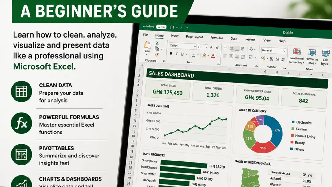 Data Analysis with Excel: A Beginner's Guide