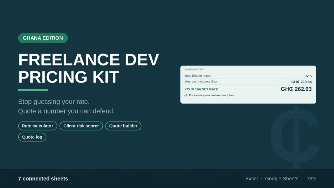 Freelance Dev Pricing Kit — Ghana Edition