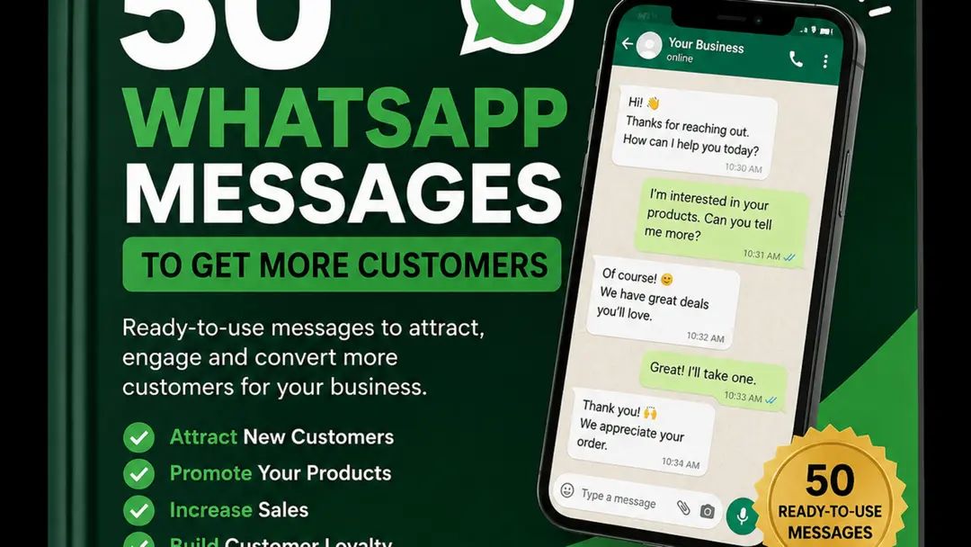 50 WhatsApp messages to get more customers