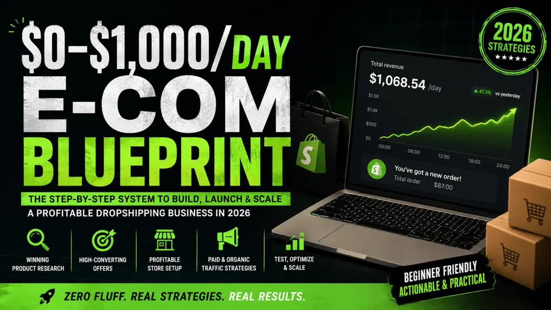 $0-$1,000/day E-com Blueprint.