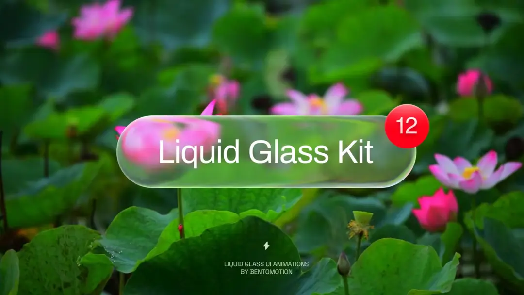 Liquid Glass UI Kit