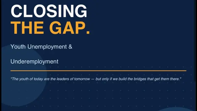 Bridging the Gap: Solving Youth Unemployment & Underemploymen