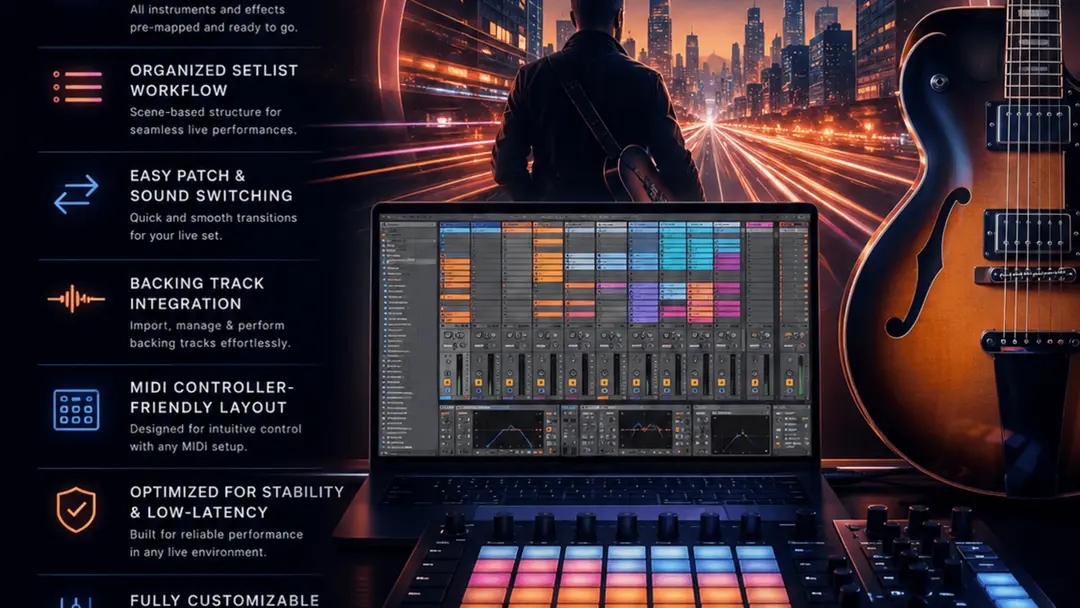 Kelly Nuel's Ableton Live Template for Regular Gigs πΉπΆ