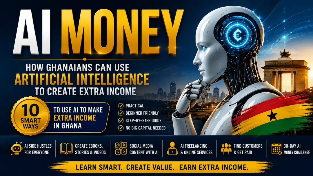 AI MONEY . 10 Smart Ways to Use AI to Make Extra Income in Ghana