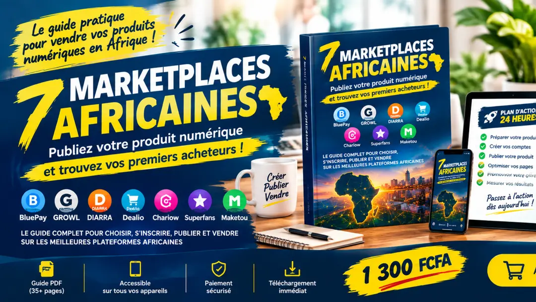 Publiez votre produit numérique et trouvez vos premiers acheteurs en moins de 24h.