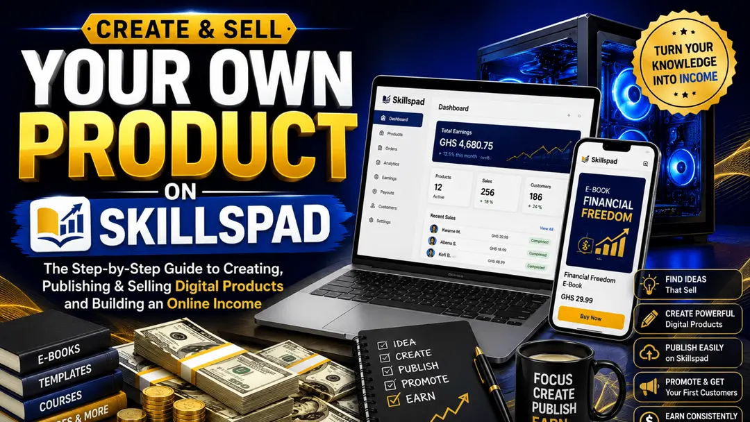 Create & Sell Your Own Product on Skillspad