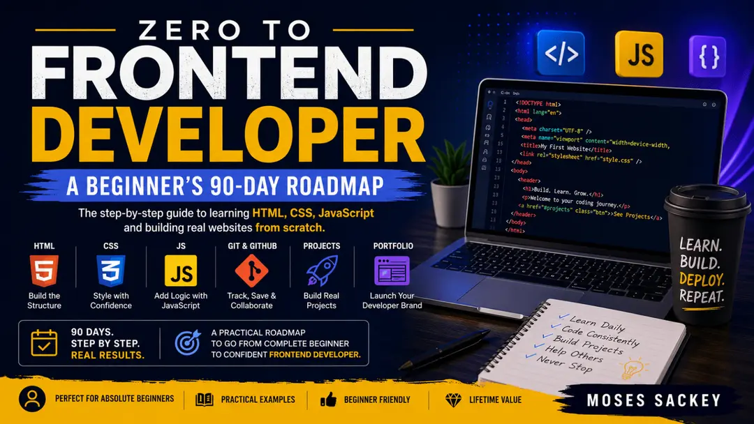 Zero to Frontend Developer: A Beginner's 90-Day Roadmap