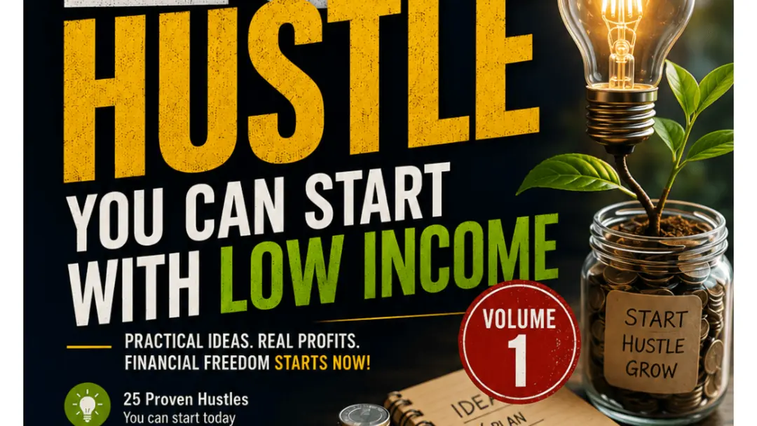 25 Side Hustles You Can Start With Low Income.Volume 1