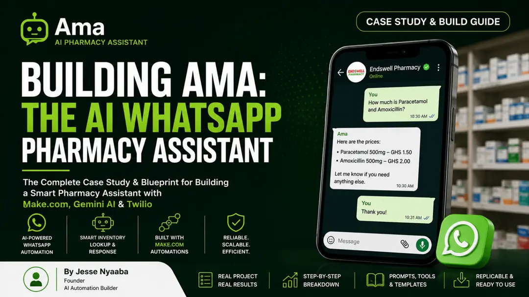 I Built an AI Pharmacy Assistant: Ama Case Study