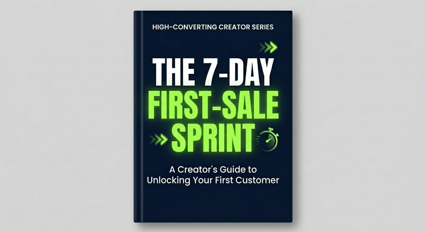The 7-Day First-Sale Sprint