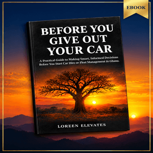 Before you give out your car.