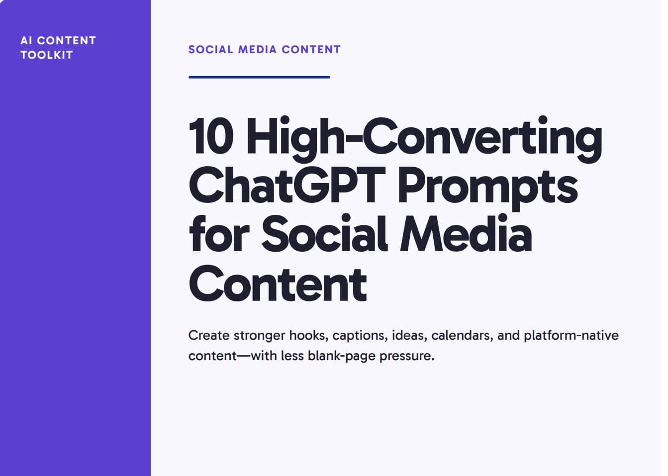 10 High-Converting ChatGPT Prompts for Social Media