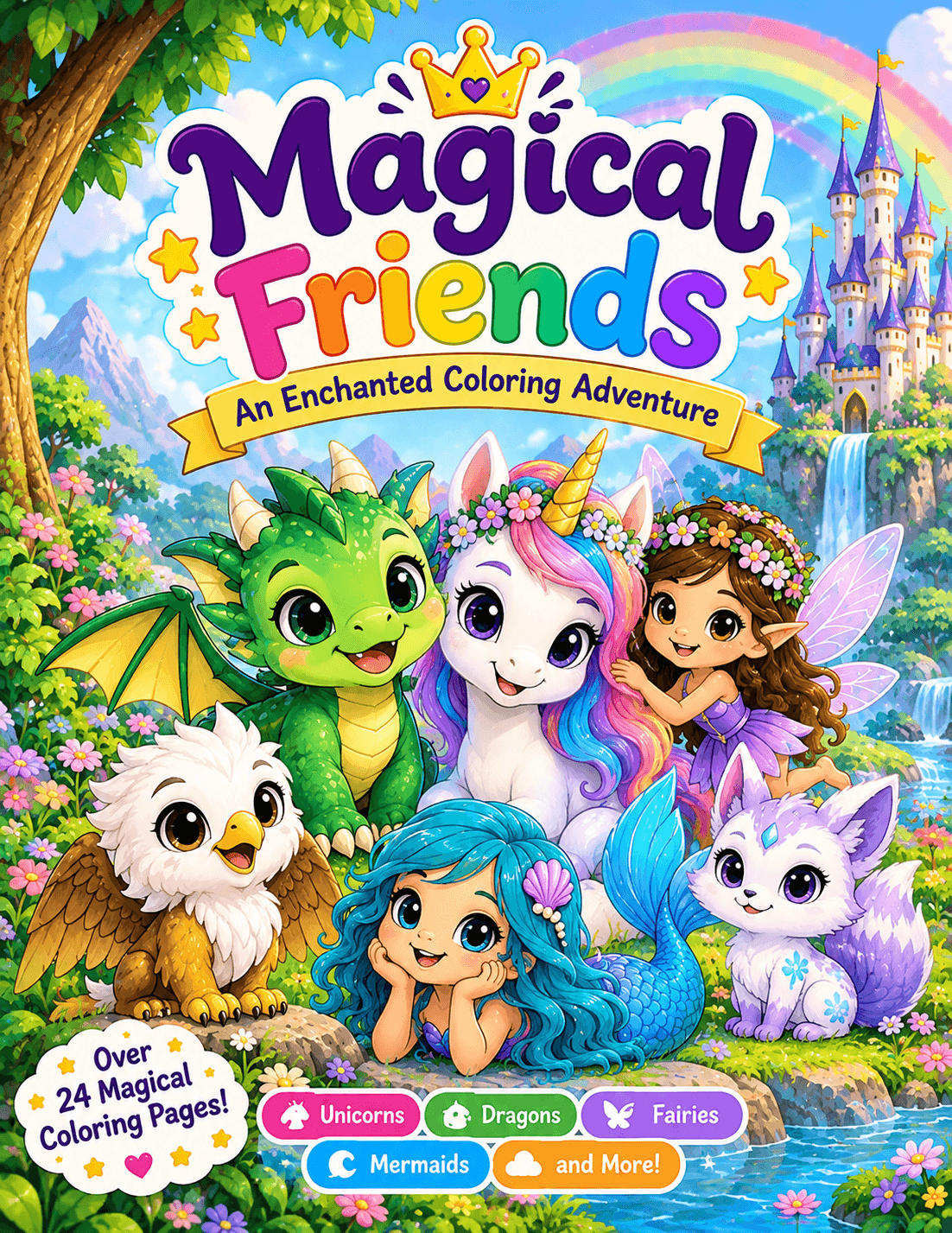 MAGICAL FRIENDS COLOURING BOOK
