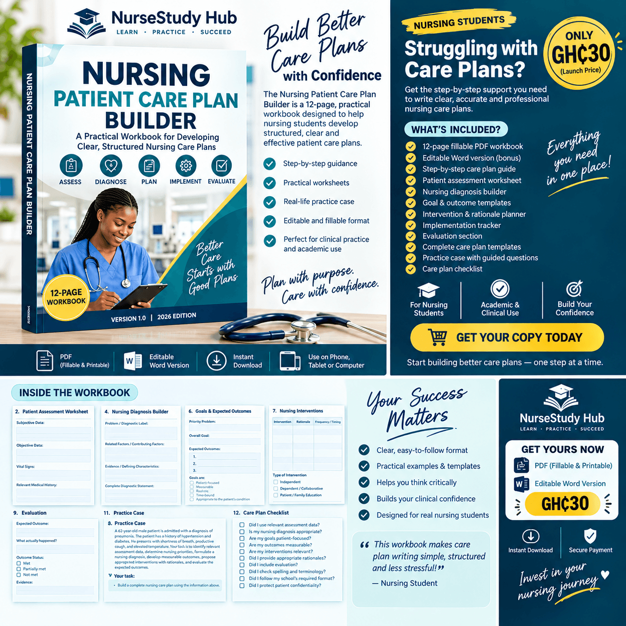Nursing Patients Care Plan builder