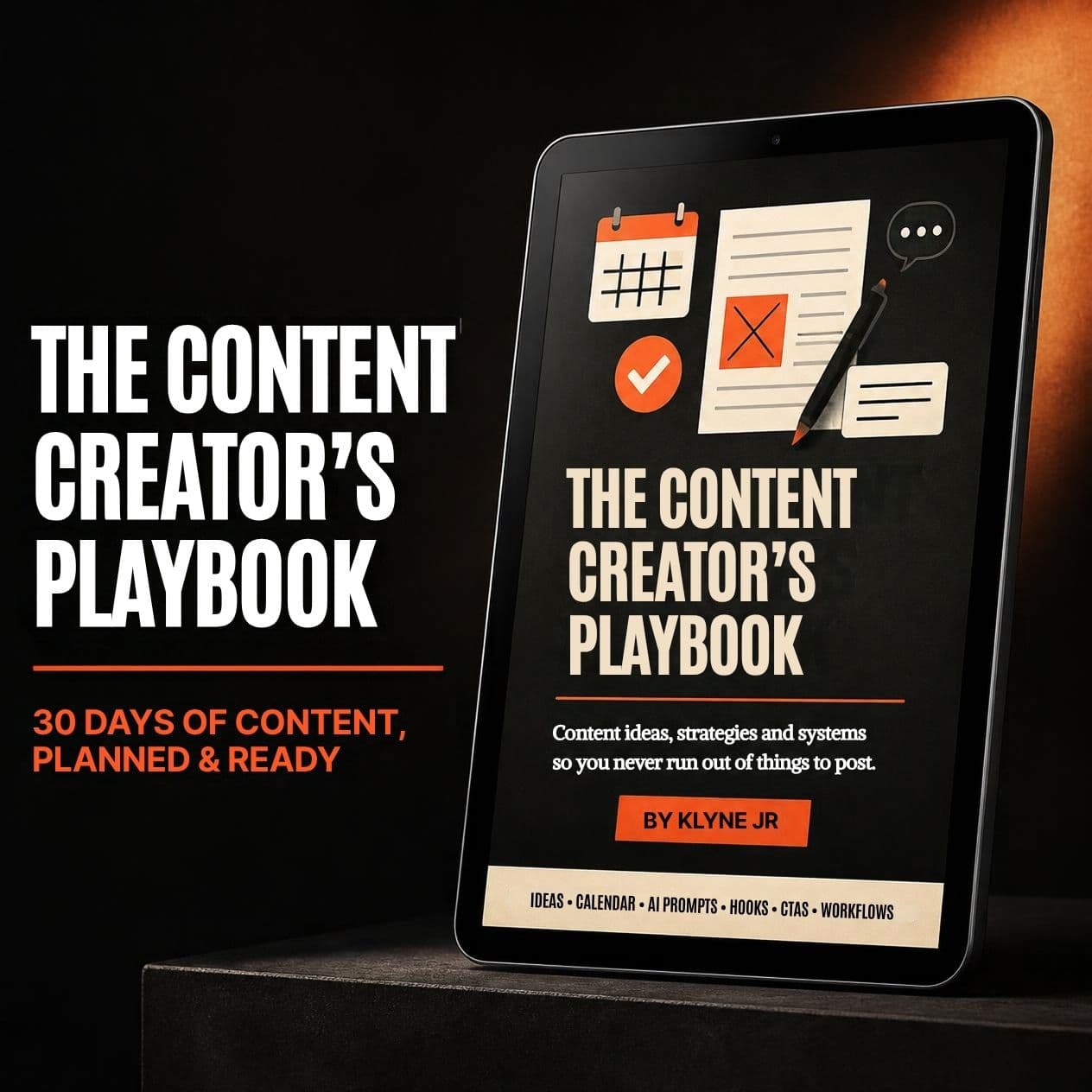 The Creator's EXCLUSIVE Playbook