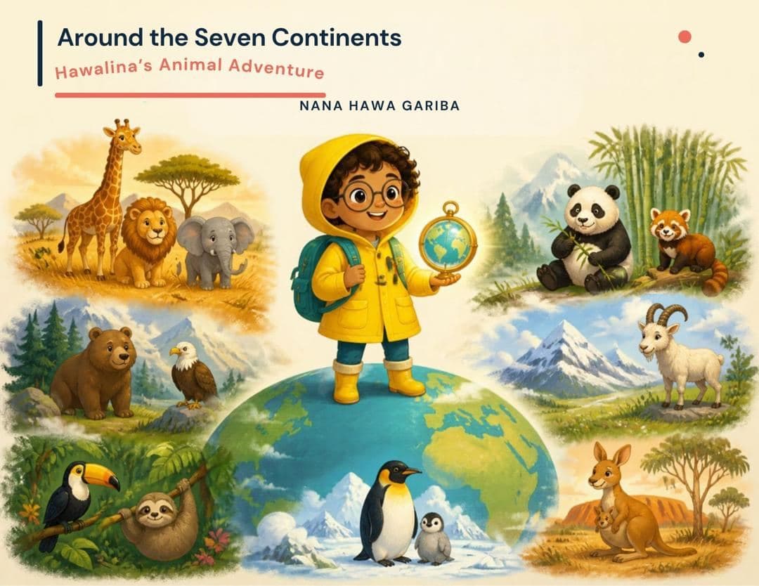 Around the Seven Continents: Hawalina’s Animal Adventure