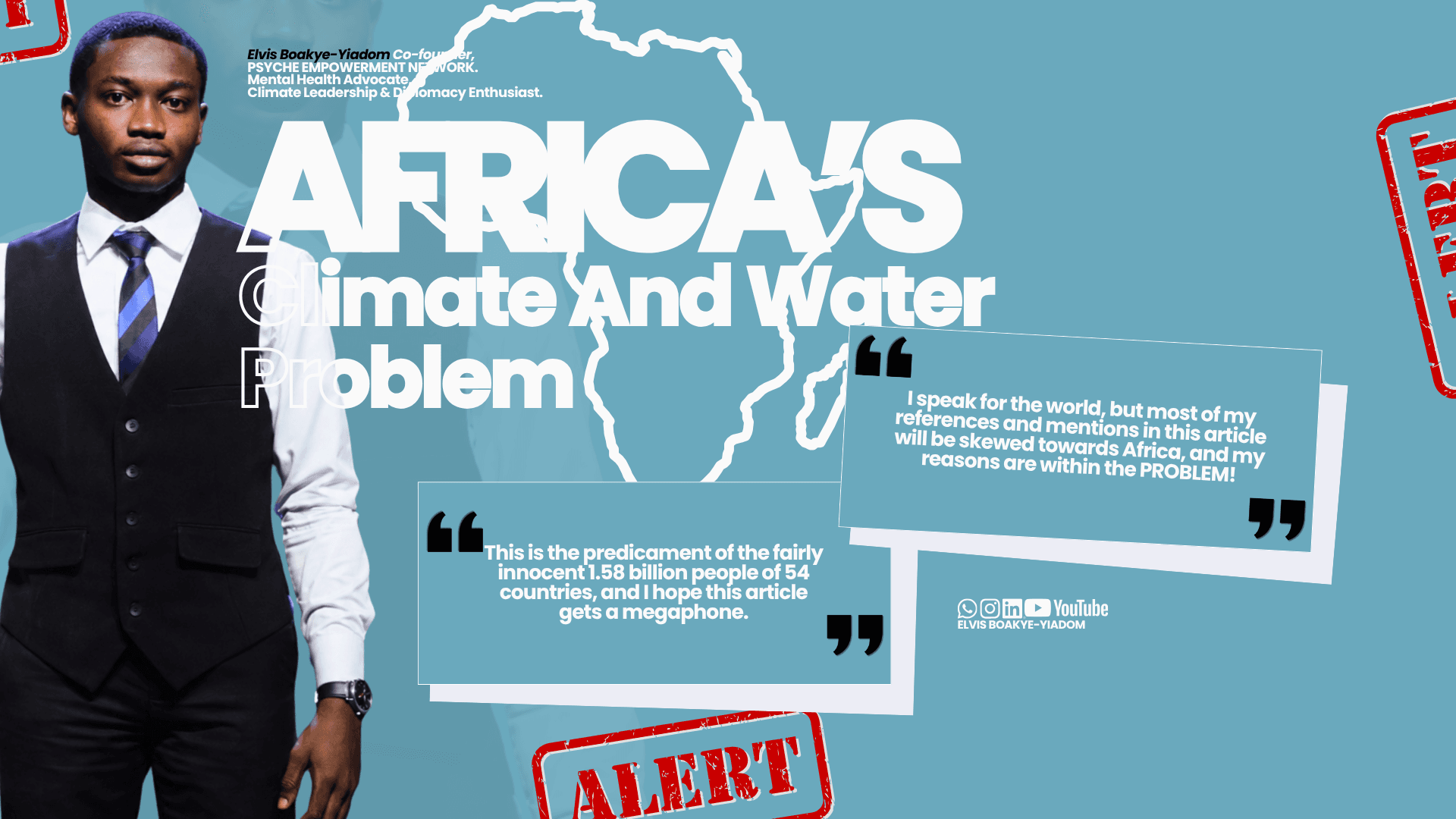AFRICA'S CLIMATE AND WATER PROBLEM