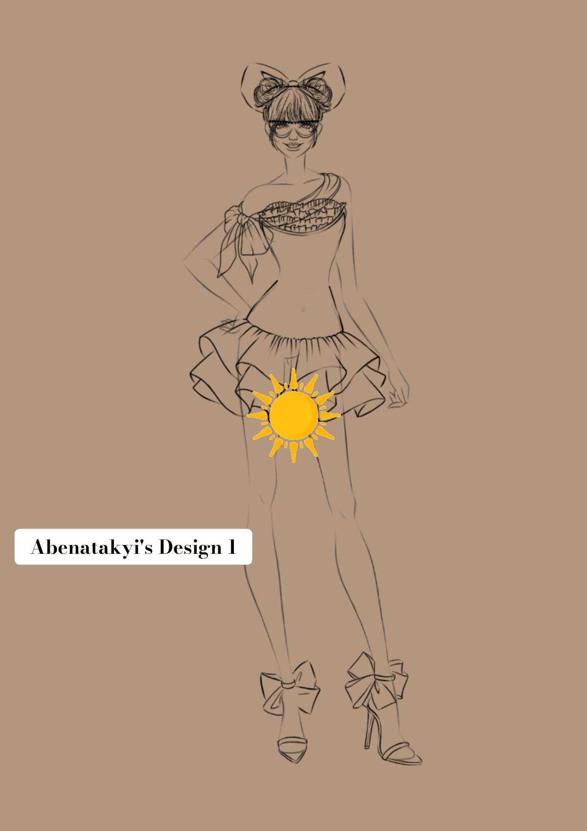 Art,cut, and stitch of beautiful, well-fitted clothes to express style.