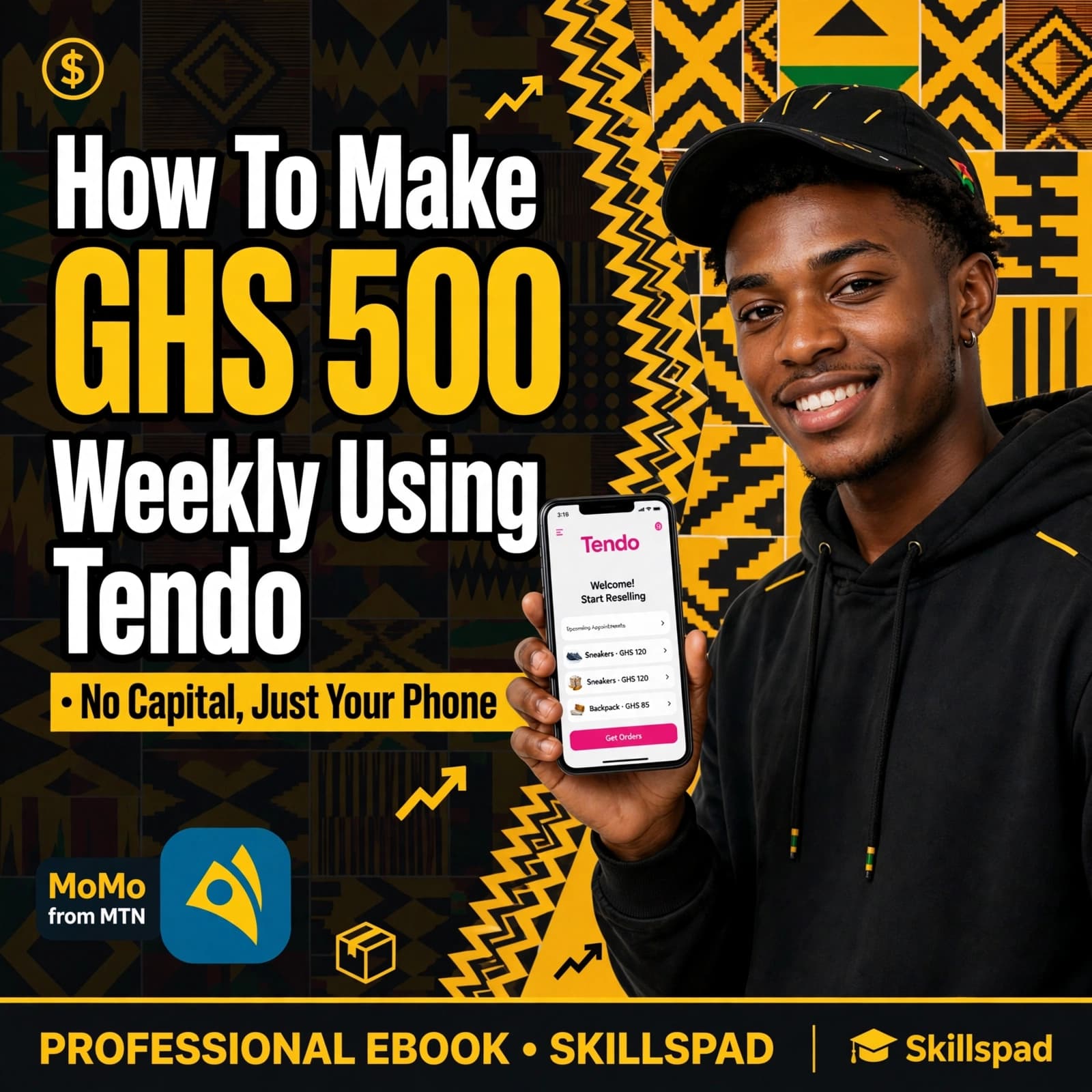 How to make 500 GH¢ weekly using your phone, just phone, time and data.- No capital needed