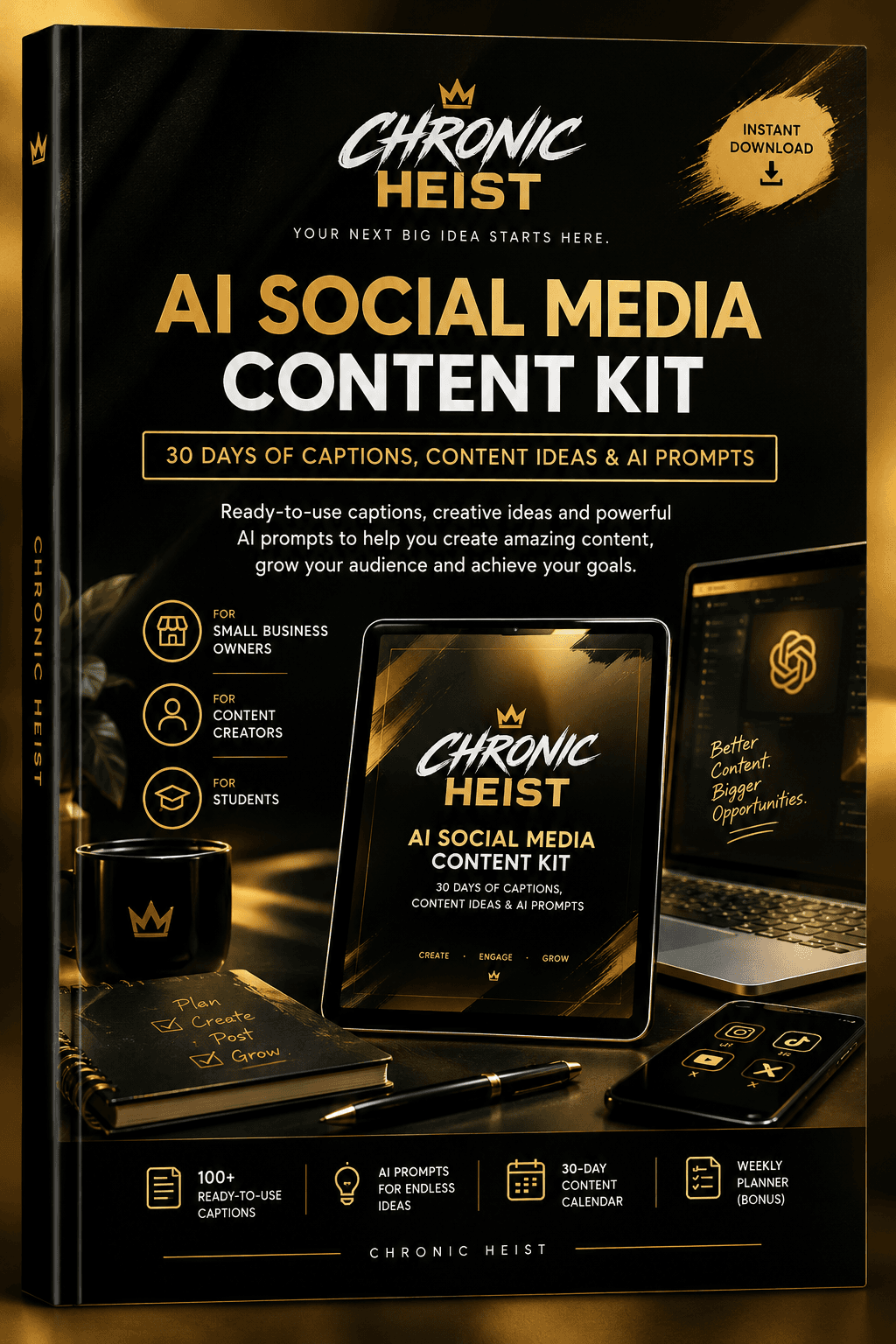 Ai social media content kit