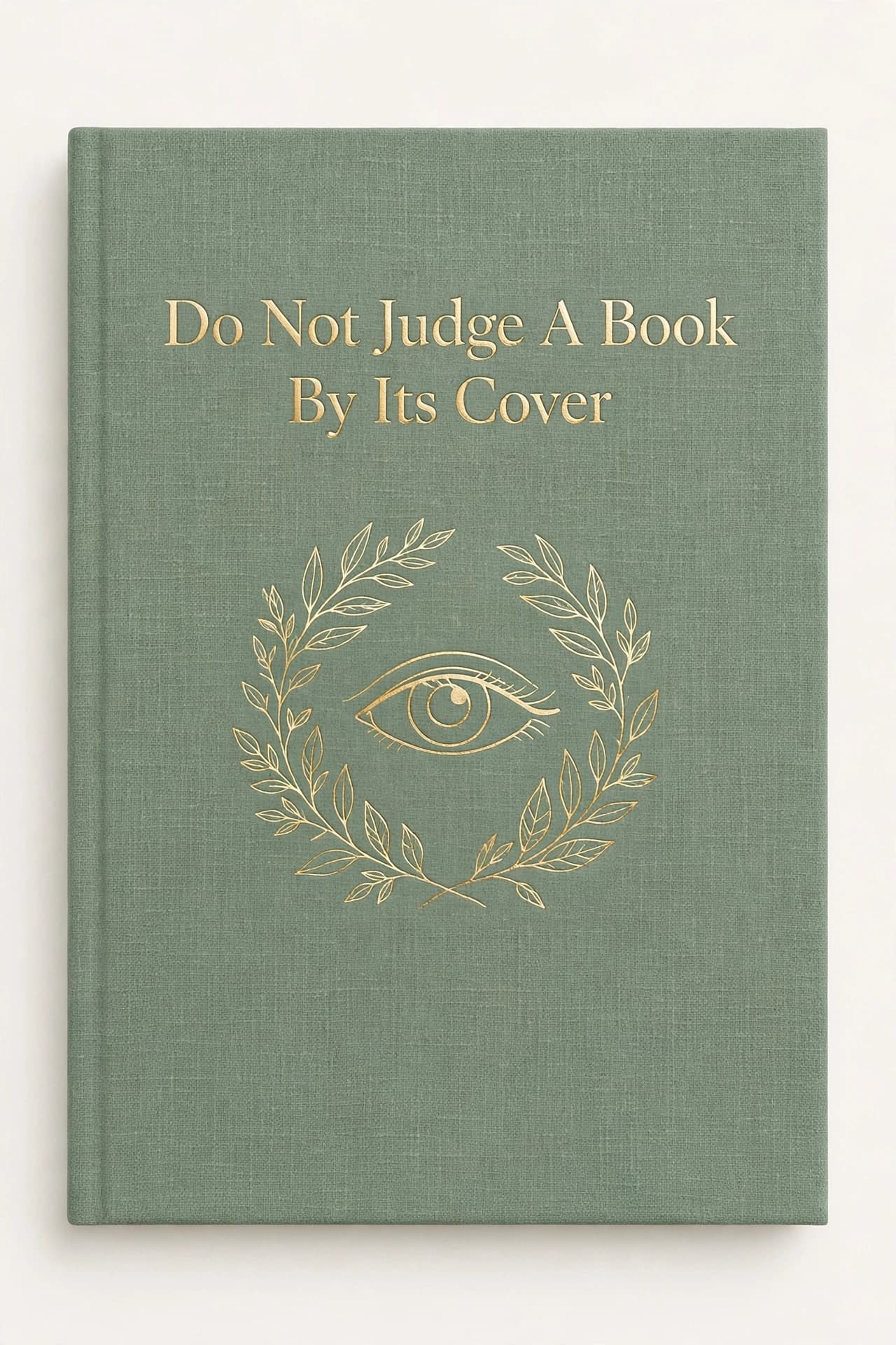 Do not judge a book by it cover