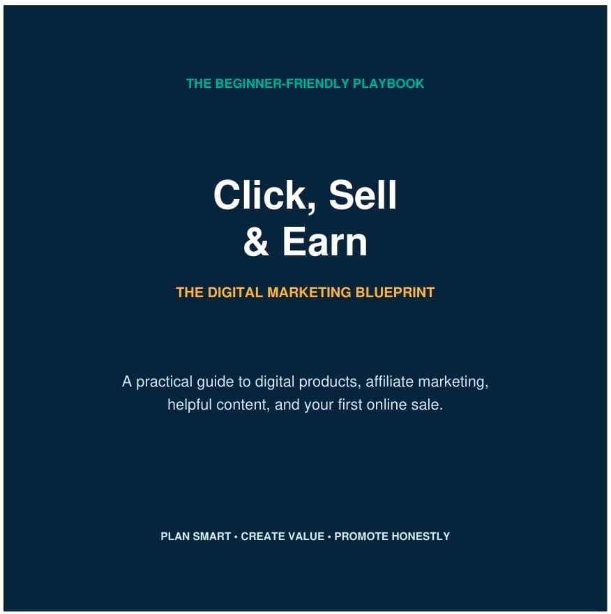 Click, Sell & Earn: The Digital Marketing Blueprint Description: Discover how to start selling digital products