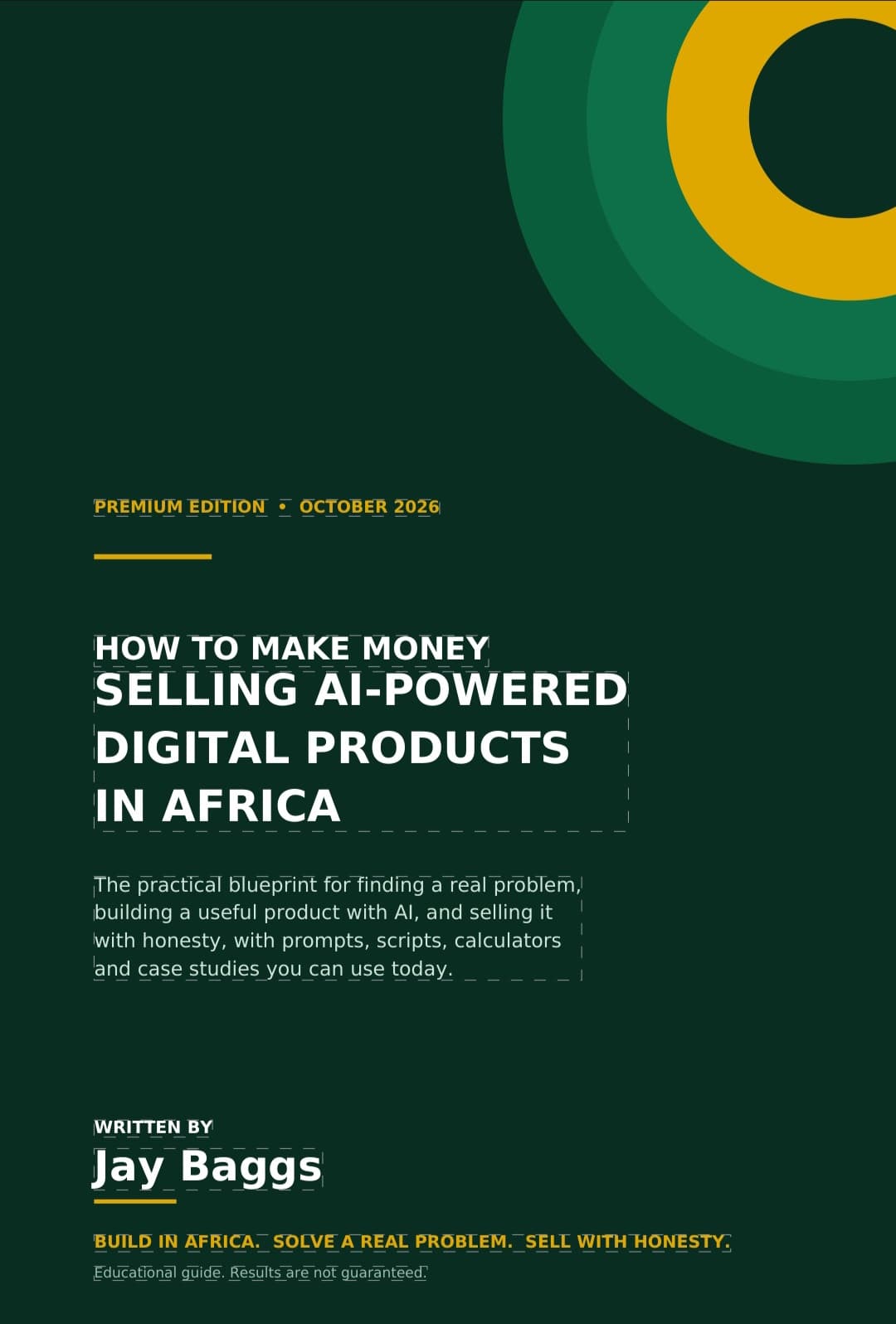 HOW TO MAKE MONEY SELLING AI-POWERED DIGITAL PRODUCTS IN AFRICA.