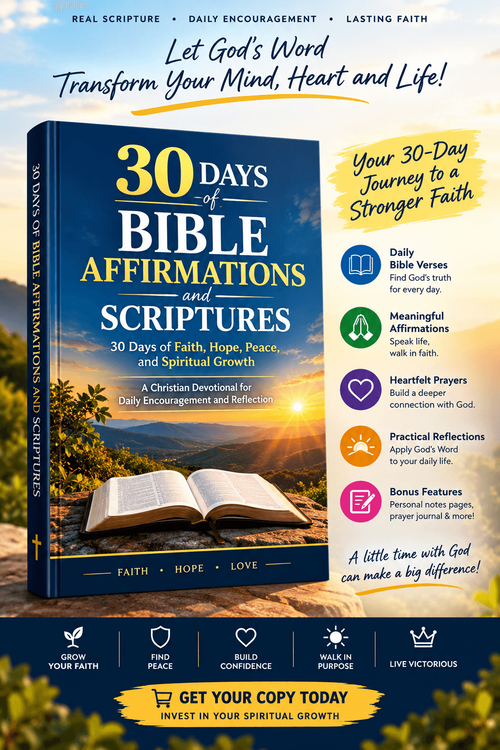 ๐ 30 Days of Bible Affirmations and Scriptures