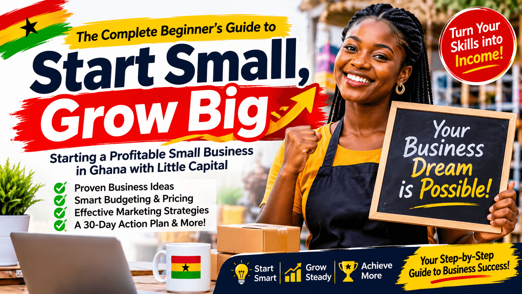 How to Start a Profitable Business with Little Money in Ghana.